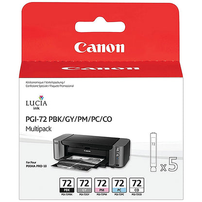 Canon PGI-72 Ink Cartridges PBK/GY/PM/PC/CO Multipack 6403B007