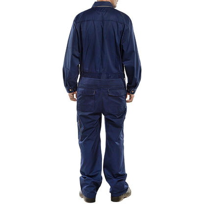 Beeswift Premium Boilersuit, Navy Blue, 54 Inch Chest Easy2Order : CPCN54