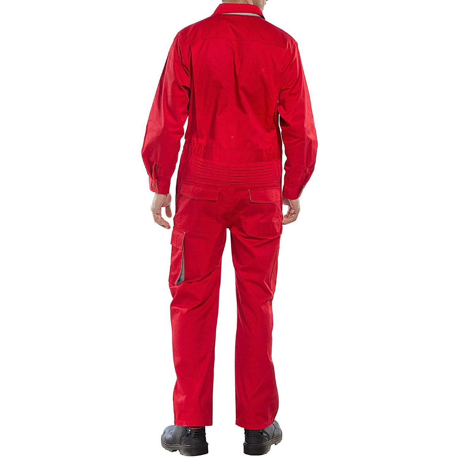 Beeswift Premium Boilersuit, Red, 48 Inch Chest Easy2Order : CPCRE48