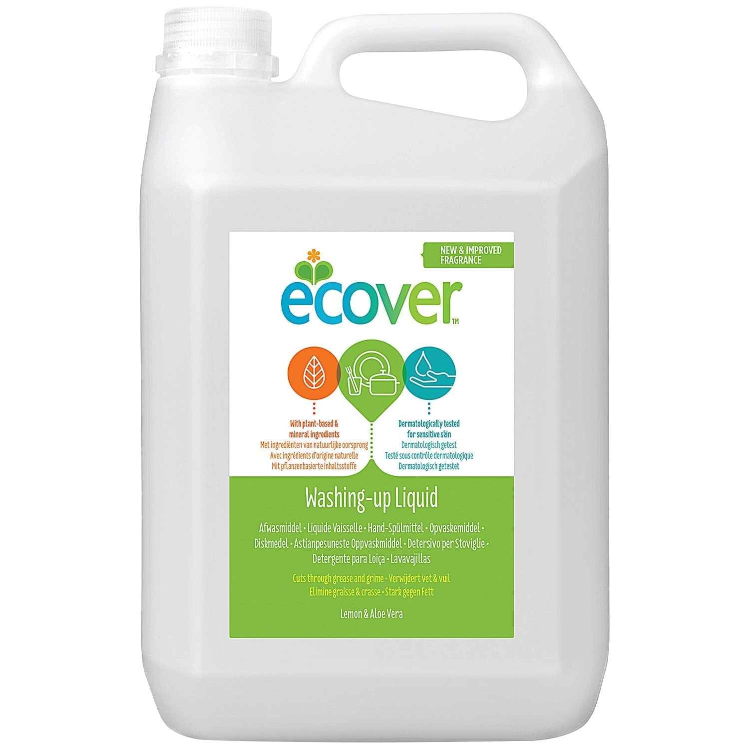 Ecover Washing Up Liquid Lemon and Aloe Vera, 5 Litres Easy2Order : CPD00165