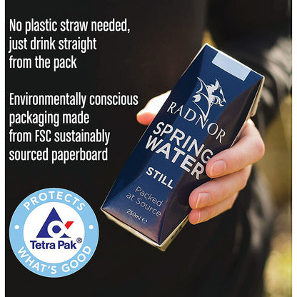Radnor Hills Still Water, Tetra Pak Cartons, 250ml, Pack of 24