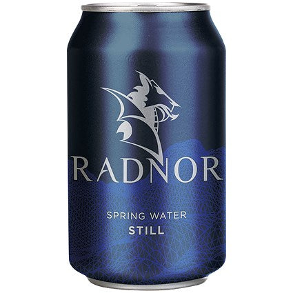 Radnor Hills Still Water, Cans, 330ml, Pack of 24