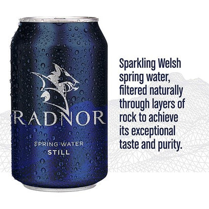 Radnor Hills Still Water, Cans, 330ml, Pack of 24