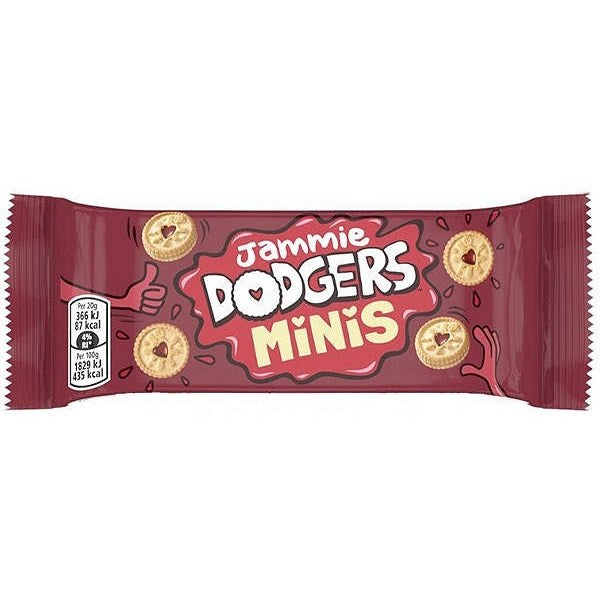Jammie Dodgers Biscuits Mini Portion Packs, 20g, Pack of 180