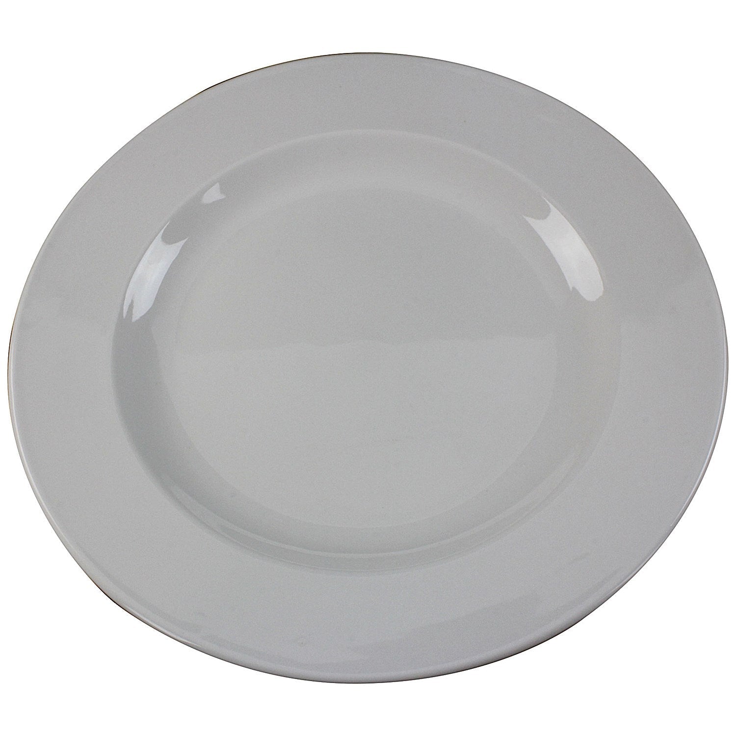 Porcelain Plate, 250mm, White, Pack of 6 Easy2Order : CPD30094