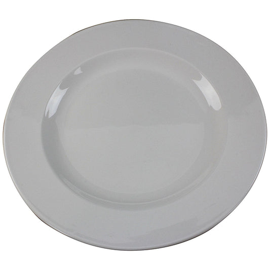 Porcelain Plate, 250mm, White, Pack of 6 Easy2Order : CPD30094