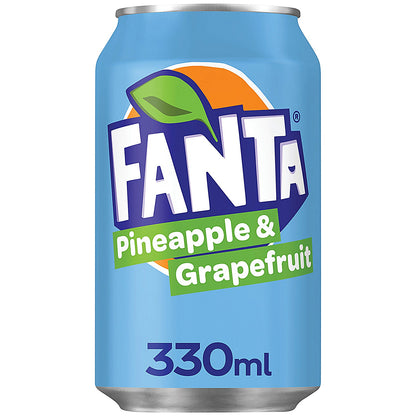 Fanta Pineapple & Grapefruit, 24x330ml Cans