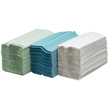 Maxima 1-Ply C-Fold Hand Towel, Green, Pack of 2880