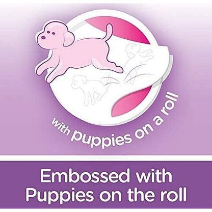Andrex Puppies On A Roll Toilet Roll, 2-Ply, Pack of 9