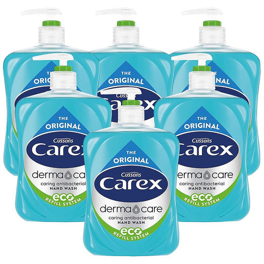 Carex Antibacterial Hand Wash, 500ml, Pack of 6