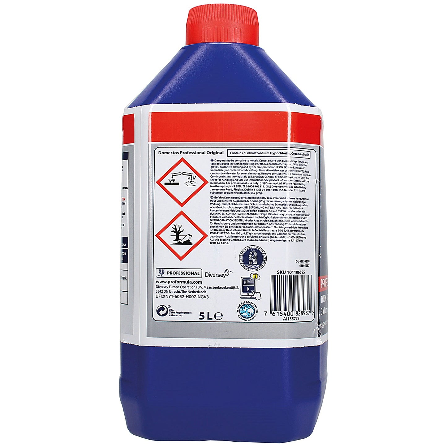 Domestos Professional Original Thick Bleach 5L