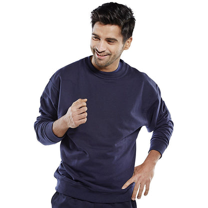 Beeswift Premium Sweatshirt, Navy Blue, Small Easy2Order : CPPCSNS