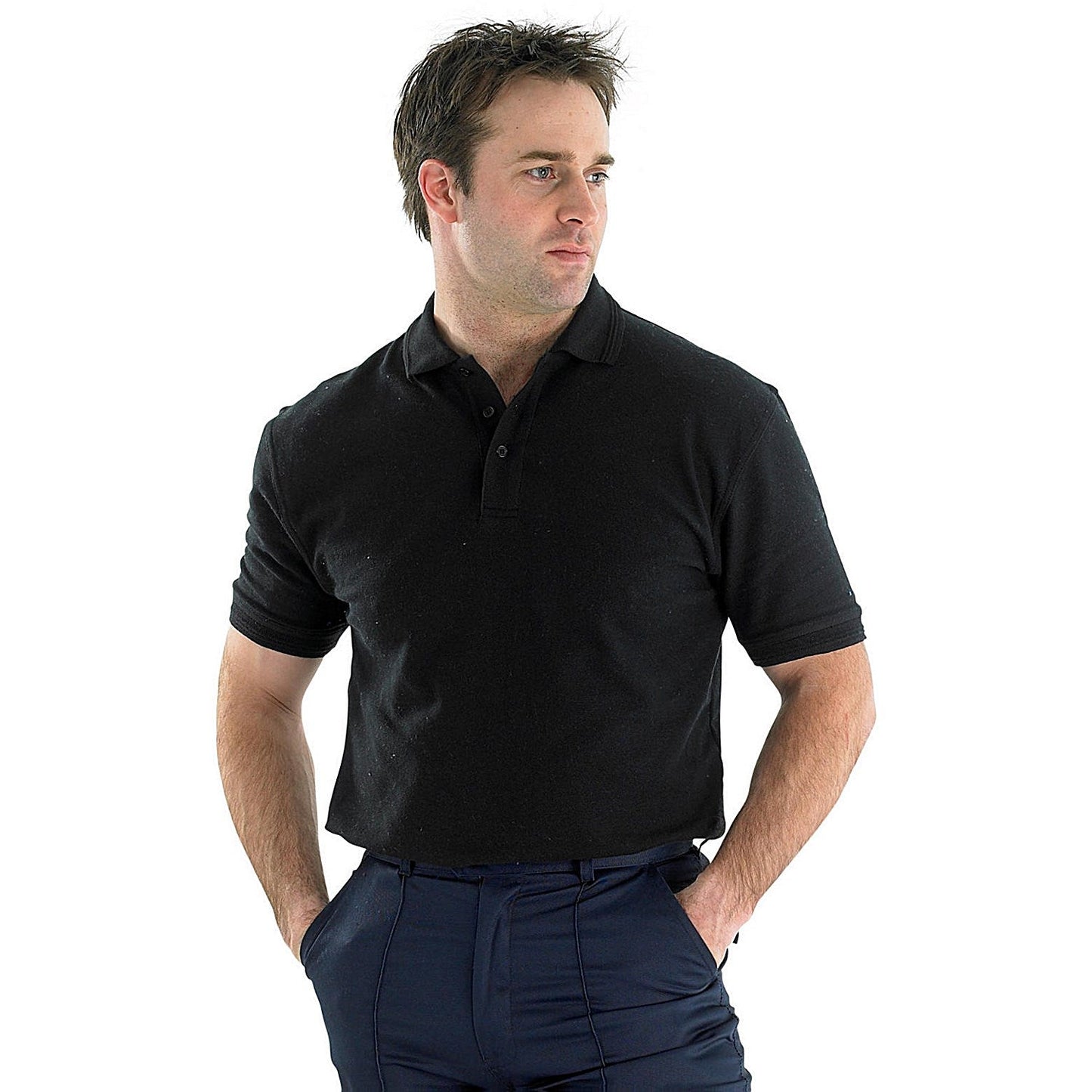 Beeswift Premium Polo Shirt, Black, XL Easy2Order : CPPKSBLXL