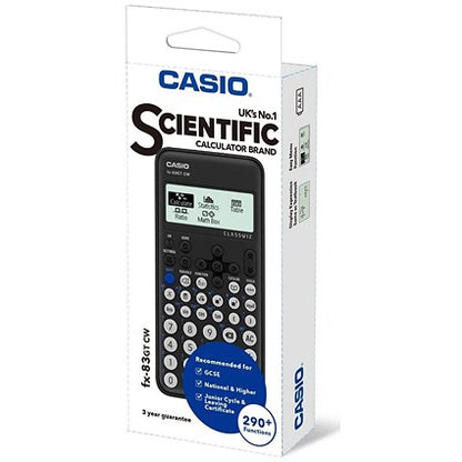 Casio Classwiz Scientific Calculator, Battery Powered, Black