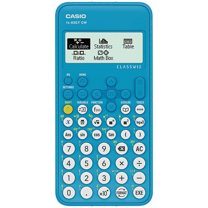 Casio Classwiz Scientific Calculator, Battery Powered, Blue
