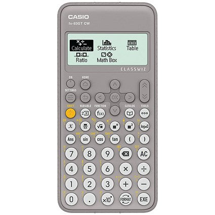 Casio Classwiz Scientific Calculator, Battery Powered, Grey