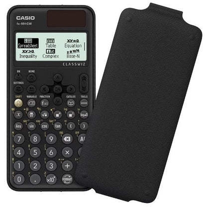 Casio Classwiz Advanced Scientific Calculator, Solar and Battery Power, Black