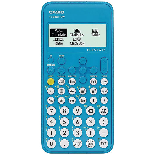 Casio FX-83GTCW Scientific Calculator Blue FX-83GTCW+PK-WUT