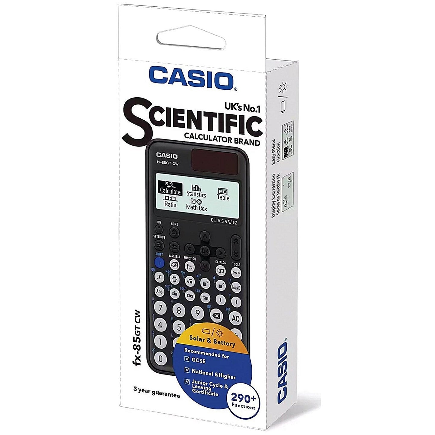 Casio FX-85GTCW Scientific Calculator Black FX-85GTCW-W-UT