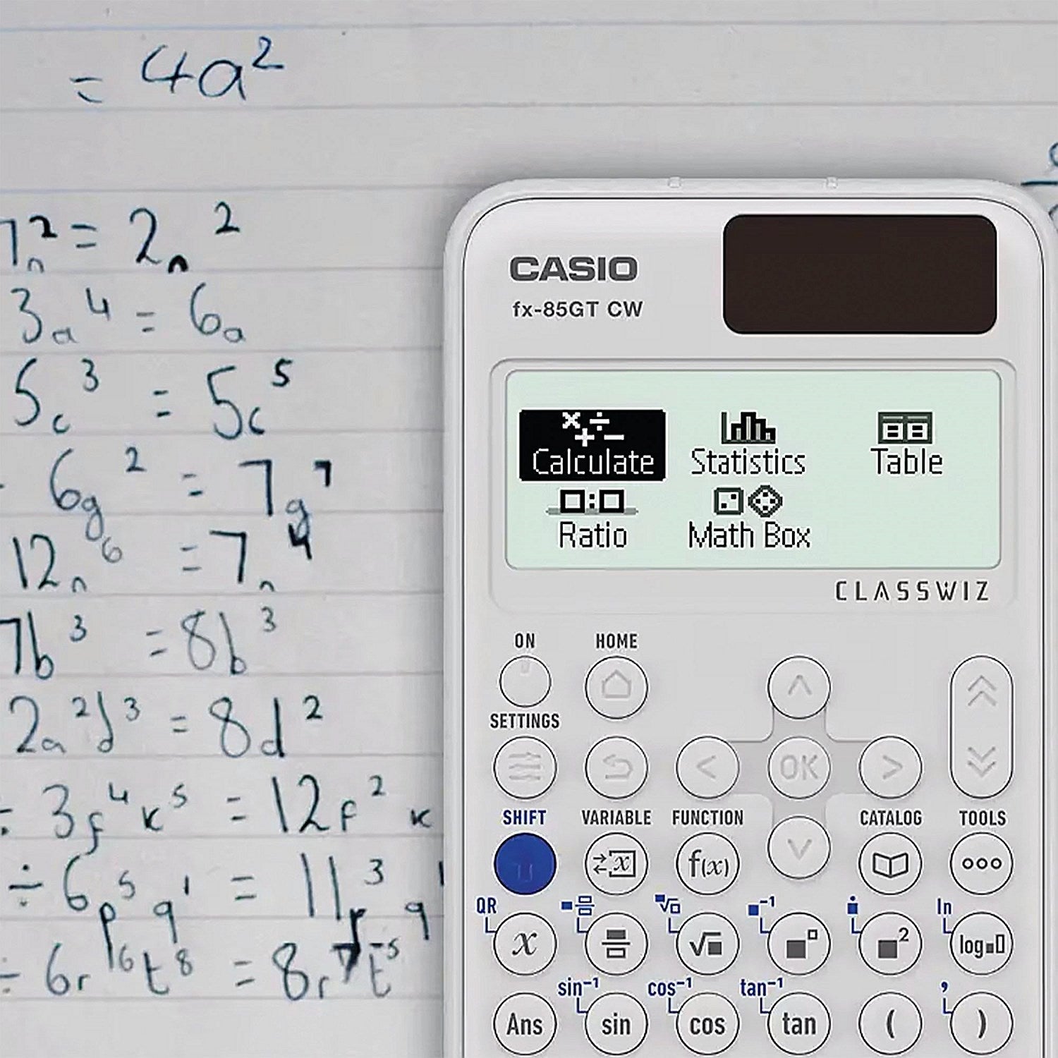 Casio FX-85GTCW Scientific Calculator White FX-85GTCW+EB-WUT Easy2Order : CS62060