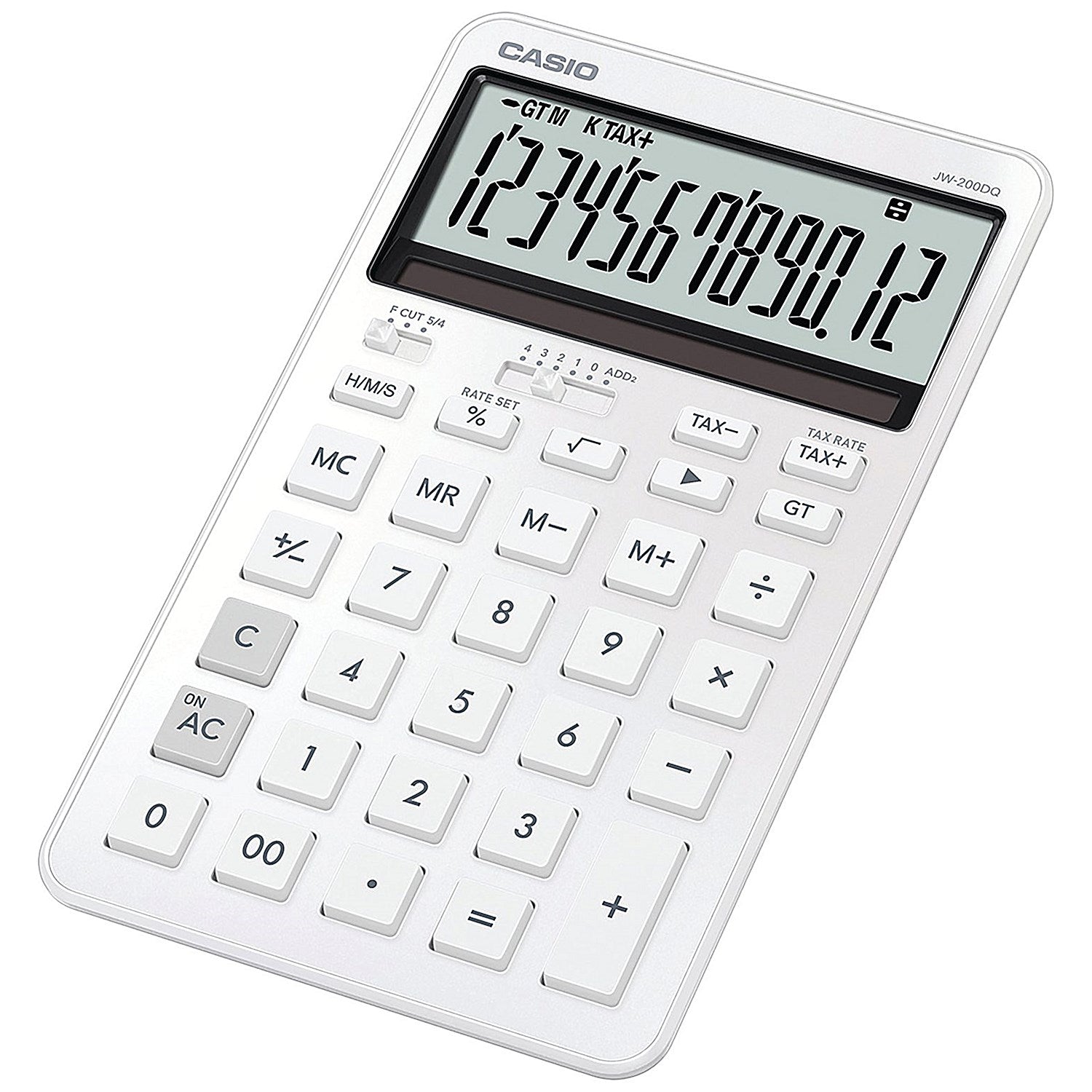 Casio JW-200DQ Stylish Medium Desk Calculator White JW-200DQ-WE-W-EP Easy2Order : CS62141