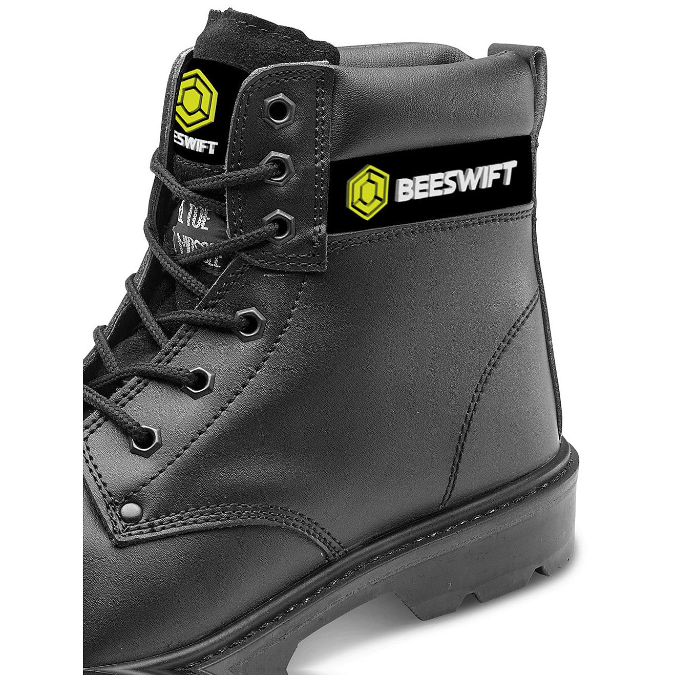 Beeswift Traders S3 6 inch Boots, Black, 6