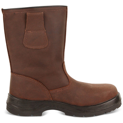 Beeswift S3 Pur Rigger Boots, Brown, 6.5