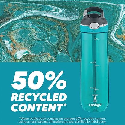 Contigo Ashland Autospout Triton Bottle, 720ml, Green