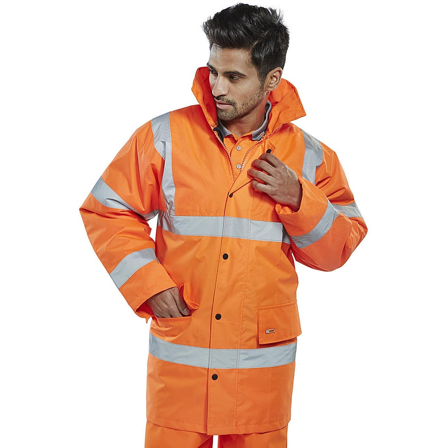 Beeswift High Visibility Constructor Jacket, Orange, Large