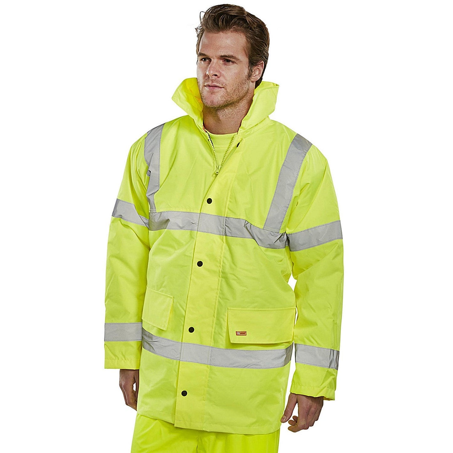 Beeswift High Visibility Constructor Jacket, Saturn Yellow, 2XL