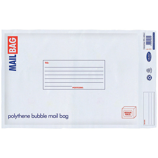 County Stationery Poly Bubble Envelopes, Large 290x440mm, Pack of 10 Easy2Order : CTY10168