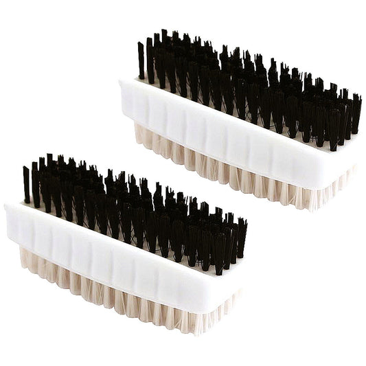 Plastic Nail Brush, White, Pack of 2 Easy2Order : CX00537
