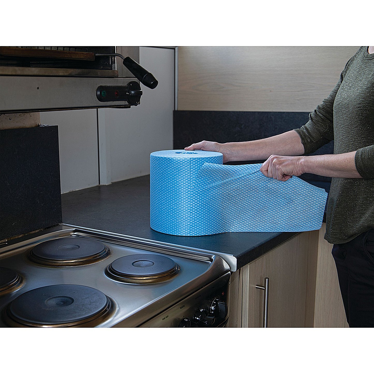 Robert Scott Handy Roll, 220x370mm, 350 Sheets, Blue, Pack of 2