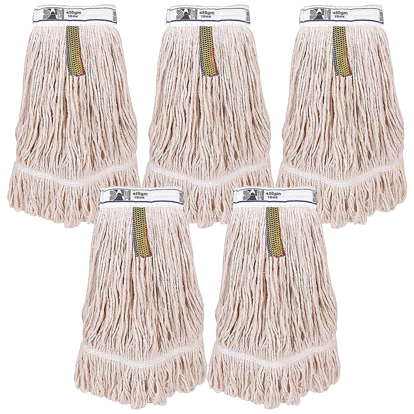 PY Kentucky Mop Natural Stayflat Yarn 450g (Pack of 5) 104929PK5