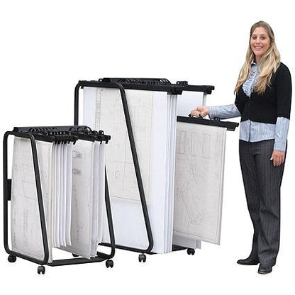 Arnos Hang-A-Plan Drawing Storage Trolley, Large, Up to A0 Easy2Order : D060