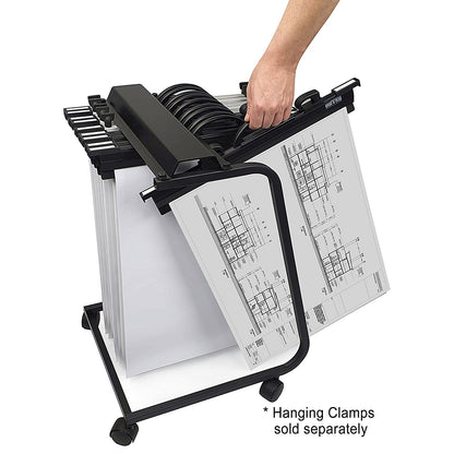 Arnos Hang-A-Plan Drawing Storage Trolley, Small, Up to A2