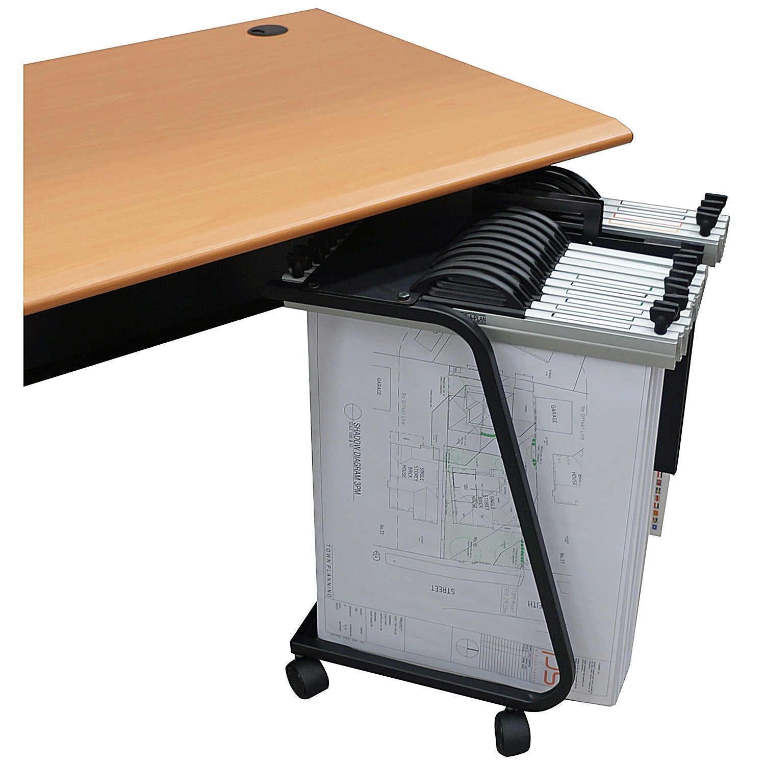 Arnos Hang-A-Plan Drawing Storage Trolley, Small, Up to A2 Easy2Order : D062