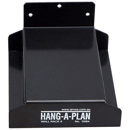 Arnos Hang-A-Plan Front Load Wall Rack, 5 Binder Capacity, Up to A1