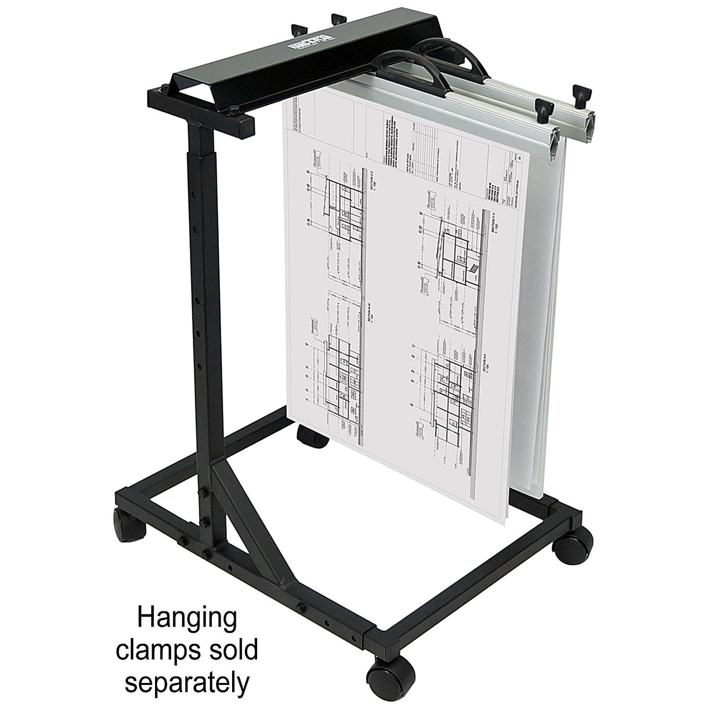 Arnos Hang-A-Plan Adjustable Trolley, Medium, Up to A1