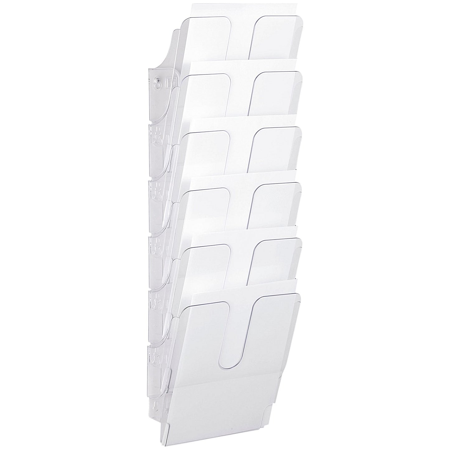Durable Flexiplus 6 Pockets A4 Literature Holder, Portrait, Clear