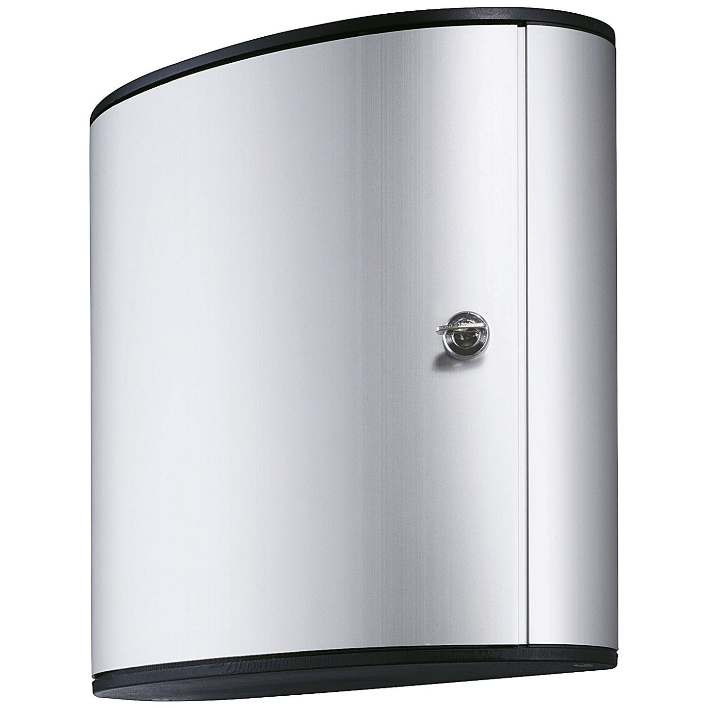 Durable Key Safe Box with Key Lock 36 Keys Silver 195223