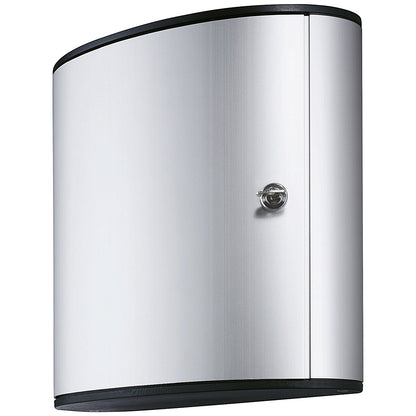 Durable Key Safe Box with Key Lock 36 Keys Silver 195223