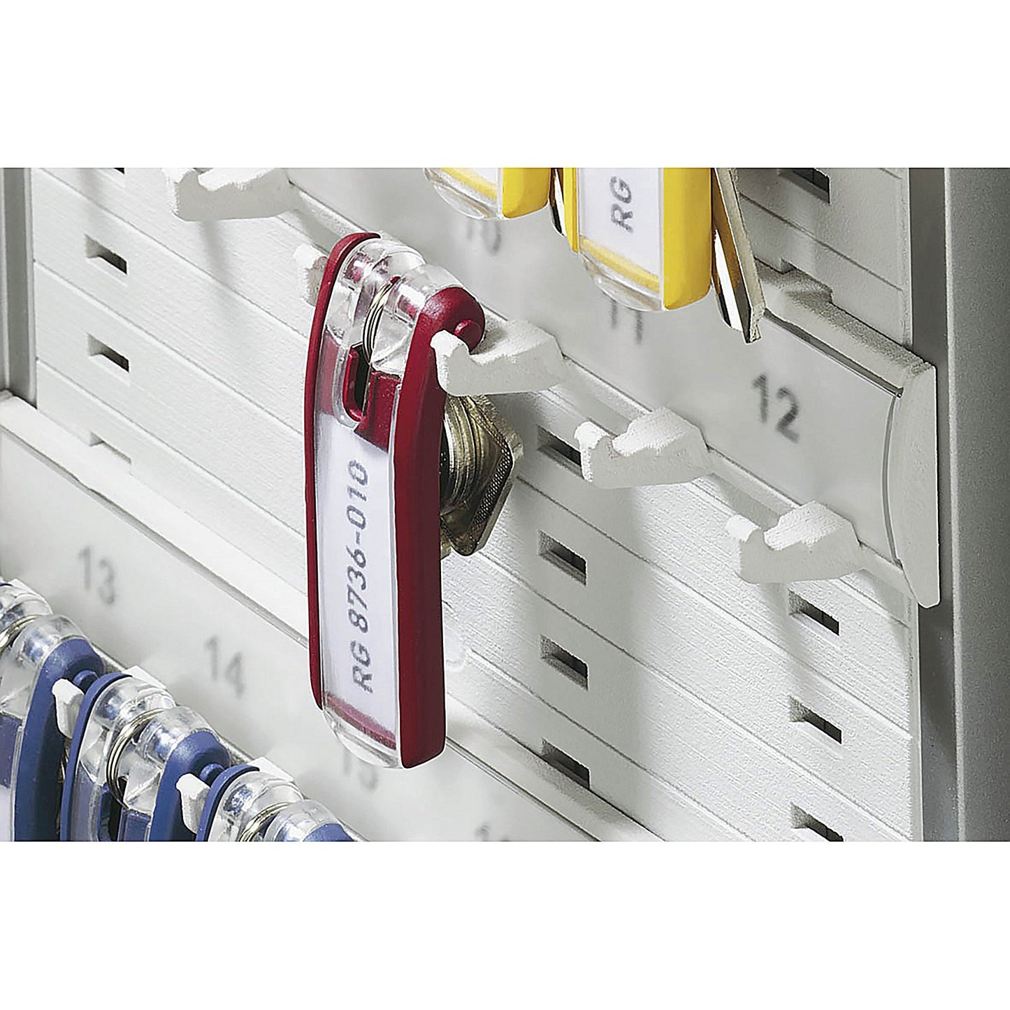 Durable Key Clip, Assorted, Pack of 6