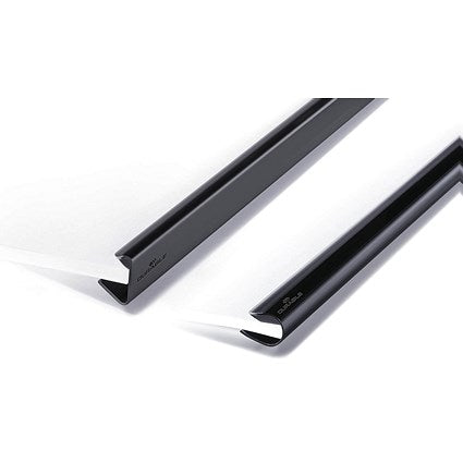 Durable Spinebar, 6mm, Up to 60 A4 Sheets, Black, Pack of 100