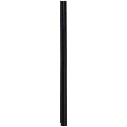 Durable Spinebar, 9mm, Up to 80 A4 Sheets, Black, Pack of 25