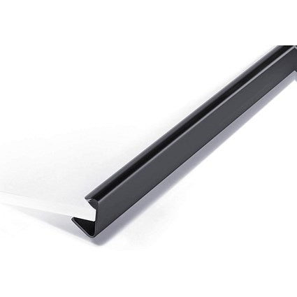 Durable Spinebar, 12mm, Up to 100 A4 Sheets, Black, Pack of 25