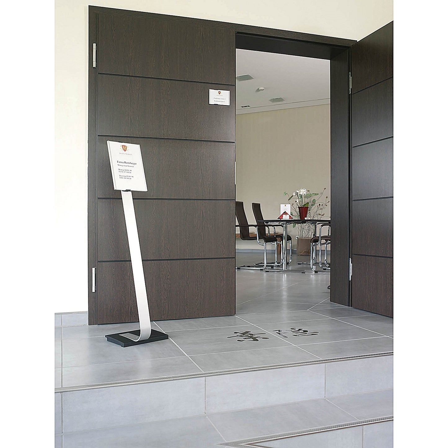 Durable A4 Information Sign Floor Stand