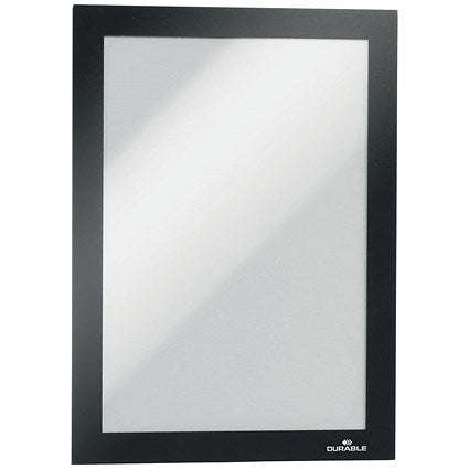 Durable Duraframe, A5, Self-Adhesive, Black, Pack of 2