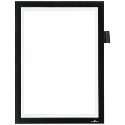 Durable Duraframe Note, Self Adhesive, A4, Black