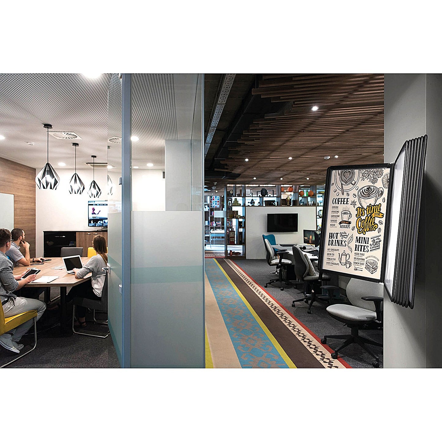 Durable Sherpa Wall 10 Display Panel System Black/Grey